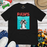 Great Dane Dog Themed Clothes & Attire - Funny Canine Tee Shirts For Humans - Gifts for Dog Moms, Dads & Lovers - The Paws T-Shirt - Black