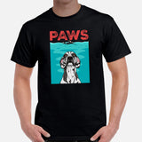 Great Dane Dog Themed Clothes & Attire - Funny Canine Tee Shirts For Humans - Gifts for Dog Moms, Dads & Lovers - The Paws T-Shirt - Black, Men