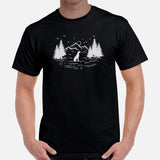 Great Dane Dog Themed Clothes - Funny Canine Tee Shirts For Humans - Gifts for Campers & Dog Moms, Dads & Lovers - Vintage Sunset Shirt - Black, Men