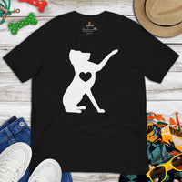 Great Dane Dog Themed Clothes - Funny Canine Tee Shirts For Humans - Gifts for Dog Moms, Dads & Lovers - Great Dane High-fives T-Shirt - Black