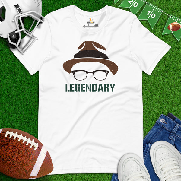Green Bay T-Shirt - Wisconsin Shirt - Game Day Shirt - Football Tee - Funny Football Shirt - Gift for Football Fan, Lover - Legendary Shirt - White