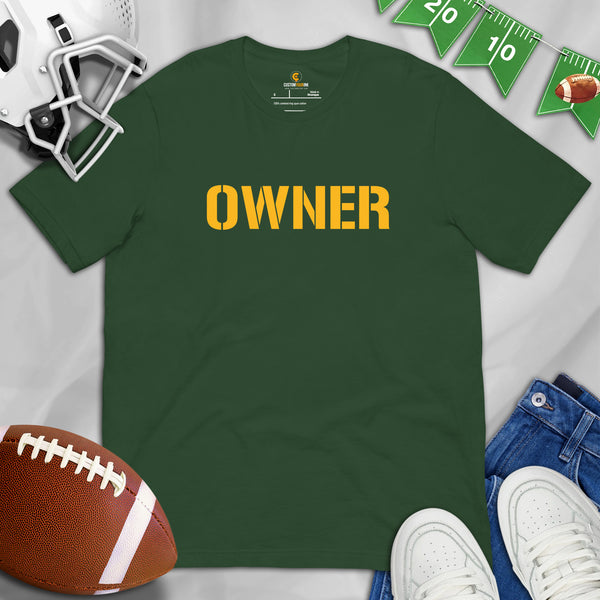 Green Bay T-Shirt - Wisconsin Shirt - Game Day Shirt - Football Tee - Vintage Football Shirt - Gift for Football Fan & Lover - Owner Shirt - Forest