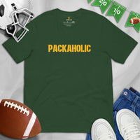 Green Bay T-Shirt - Wisconsin Shirt - Game Day Shirt - Football Tee - Vintage Football Shirt - Gift for Football Lover - Packaholic Shirt - Forest