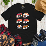 Guinea Pig Nigiri Sushi T-Shirt - Furry Potato Shirt - Cavy Whisperer & Lovers Tee - Gift for Hamster, Rodent Dad/Mom & Pet Owners - Black