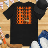 CA T-Shirt - California T-Shirt - Game Day Shirt - Ice Hockey Shirt - Vintage Hockey Shirt - Gift for Hockey Player & Lover - Anaheim Shirt - Black
