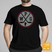 Winnipeg T-Shirt - Canada Shirt - Hockey Tee - Game Day Shirt - Ice Hockey Shirt - Retro Hockey Shirt - Gift for Hockey Lover - WPG Shirt - Black, Plus Size