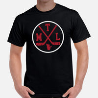 Montreal T-Shirt - MTL Shirt - Canada Shirt - Hockey Tee - Hockey Shirt - Game Day Shirt - Vintage Hockey T-Shirt - Gift for Hockey Lover - Black, Men