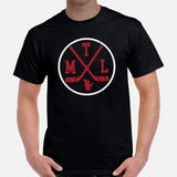 Montreal T-Shirt - MTL Shirt - Canada Shirt - Hockey Tee - Hockey Shirt - Game Day Shirt - Vintage Hockey T-Shirt - Gift for Hockey Lover - Black, Men