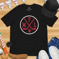 Montreal T-Shirt - MTL Shirt - Canada Shirt - Hockey Tee - Hockey Shirt - Game Day Shirt - Vintage Hockey T-Shirt - Gift for Hockey Lover - Black