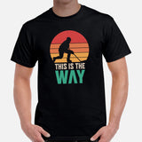 Hockey Tee - Ice Hockey Shirt - Game Day Shirt - Funny Hockey T-Shirt - Field Hockey Shirt - Gift for Hockey Player - This Is The Way Shirt - Black, Men