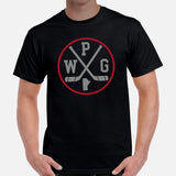 Winnipeg T-Shirt - Canada Shirt - Hockey Tee - Ice Hockey T-Shirt - Game Day Shirt - Retro Hockey Shirt - Gift for Hockey Lover - WPG Shirt - Black, Men