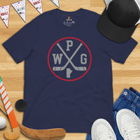 Winnipeg T-Shirt - Canada Shirt - Hockey Tee - Ice Hockey T-Shirt - Game Day Shirt - Retro Hockey Shirt - Gift for Hockey Lover - WPG Shirt - Navy