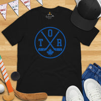 Toronto T-Shirt - Canada Shirt - Hockey Tee - Ice Hockey T-Shirt - Game Day Shirt - Retro Hockey Shirt - Gift for Hockey Lover - TOR Shirt - Black