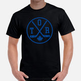 Toronto T-Shirt - Canada Shirt - Hockey Tee - Ice Hockey T-Shirt - Game Day Shirt - Retro Hockey Shirt - Gift for Hockey Lover - TOR Shirt - Black, Men