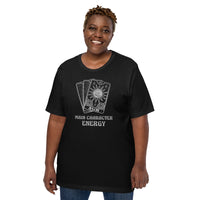 Bookish T-Shirt - Cool Presents, Gift Ideas for Book Lovers, Readers, Bookworms, Librarians - Booklovers Tee - Main Character Energy Shirt - Black, Large  Size for Overweight