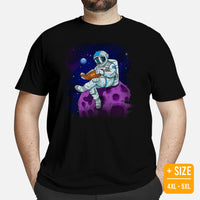 Bookish T-Shirt - Unique Presents, Gift Ideas for Book Lovers, Avid Readers, Bookworms, Librarians - Reading Astronaut Booklovers T-Shirt - Large Size for Overweight