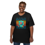 Bookish T-Shirt - Presents, Gift Ideas for Book Lovers, Readers, Bookworms - Booklovers Tee - I'm A Bookaholic I Don't Need Help T-Shirt - Black, Large Size for Overweight