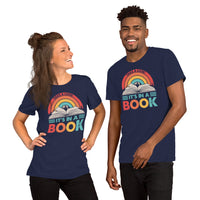 Bookish T-Shirt - Presents, Gift Ideas for Book Lovers, Readers, Bookworms, Librarians - Booklovers Tee - Take A Look It's In A Book Shirt - Navy, Unisex