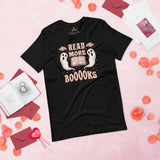 Bookish T-Shirt - Unique Presents, Gift Ideas for Book Lovers, Readers, Bookworms, Librarians - Booklovers Tee - Read More Books Boo Shirt - Black