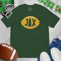 JAX Shirt - Florida Shirt - Football Tee - Game Day Shirt - Vintage Football Shirt - Jacksonville T-Shirt - Gift for Football Fan & Lover - Forest