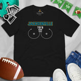 Jacksonville TD's T-Shirt - Funny Football Fanatic Shirt: Ideal Gifts for Football Moms, Fans & Supporters - Sarcastic Game Day Shirt - Black