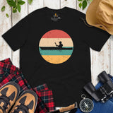 Kayaking 80s Retro Aesthetic T-Shirt - Embrace The Lake & Yak Life - Adventure Awaits Tee - Gift for Avid Paddlers, Nature Lovers