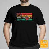 Kayaking T-Shirt - Embrace The Lake & River Life - Float Like A Space Ship Today Shirt - Wassersports Shirt - Gift for Avid Paddlers - Plus Size