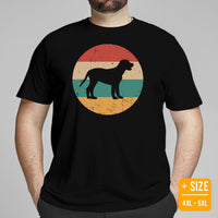 Labrador Dog Themed Clothes & Attire - Canine Tee Shirts For Humans - Gifts for Dog Moms, Dads & Lovers - Vintage Labrador T-Shirt - Black, Plus Size