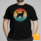 Labrador Dog Themed Clothes & Attire - Canine Tee Shirts & Outfit For Humans - Gifts for Dog Moms, Dads & Lovers - Retro Lab T-Shirt - Black, Plus Size