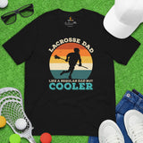 Funny Lacrosse Shirt - Game Day Shirt - Gift for Lacrosse Player & Coach - Lacrosse T-Shirt - Lax Dad Shirt - Vintage Lacrosse Dad T-Shirt - Black