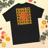 Bday & Christmas Gift Ideas for Basketball Lover, Coach & Player - Senior Night, Game Outfit & Attire - Phoenix B-ball Fanatic T-Shirt - Black, Back