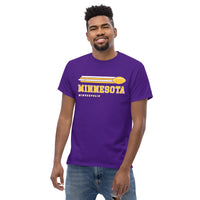 Minnesota Football Fanatic Vintage Graphic Shirt: Ideal Gifts for Him & Her, Football Fans - Retro Game Day Shirt - Purple