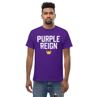 Minnesota Football Fanatic Vintage Graphic T-Shirt: Retro Style, Ideal Gift for Football Fans - Game Day Shirt - Purple Reign Shirt - Purple