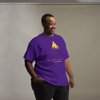 Minnesota Football Fanatic Vintage Graphic T-Shirt: Gift for Football Fans - Game Day Shirt - Minnesota Skyline Viking Themed Shirt - Purple, Plus Size