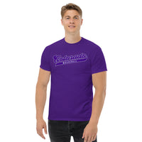 Vintage Cleveland Baseball Fanatic Shirt: Ideal Gifts for Him & Her, Baseball Lovers & Enthusiasts - Retro Style Game Day Shirt - Purple, Men