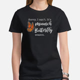 Monarch Butterfly Season T-Shirt - Insect, Pollinator Shirt - Gift for Gardener, Collector & Nature Lover - Lepidopterology Shirt - Black, Women