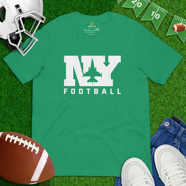 New York T-Shirt - NYC Shirt - Football Tee - Game Day Shirt - Vintage Football Shirt - Gift for Football Fan, Gift for Football Lover - Kelly