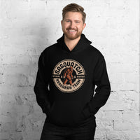 Official Sasquatch Bigfoot Research Team Hoodie - Cryptid Yeti Hunting Gear for Camping Crew & Squad, Wilderness Adventure Enthusiasts - Black