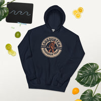 Official Sasquatch Bigfoot Research Team Hoodie - Cryptid Yeti Hunting Gear for Camping Crew & Squad, Wilderness Adventure Enthusiasts - Navy