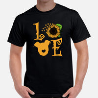 Pit Bull Dog Themed Clothes & Attire - Gifts for Bully Dog Moms, Dads & Lovers - Funny Canine Tee Shirts For Humans - Love T-Shirt - Black, Men