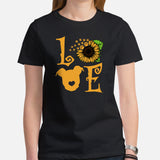 Pit Bull Dog Themed Clothes & Attire - Gifts for Bully Dog Moms, Dads & Lovers - Funny Canine Tee Shirts For Humans - Love T-Shirt - Black, Women