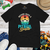 Pit Bull Dog Themed Clothes - Gifts for Bully Dog Lovers - Funny Canine Tee Shirts For Humans - Nothing Beats A Pitbull Smile T-Shirt - Black