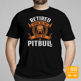 Pit Bull Dog Themed Clothes - Gifts for Bully Dog Lovers - Funny Canine Tee Shirts For Humans - Spend All Day With My Pitbull T-Shirt - Black, Plus Size