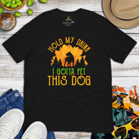 Pit Bull Dog Themed Clothes - Gifts for Bully Dog Moms, Dads & Lovers - Funny Canine Tee Shirts For Humans - I Gotta Pet This Dog Shirt - Black