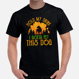 Pit Bull Dog Themed Clothes - Gifts for Bully Dog Moms, Dads & Lovers - Funny Canine Tee Shirts For Humans - I Gotta Pet This Dog Shirt - Black, Men