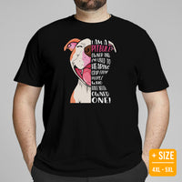 Pit Bull Dog Themed Clothes - Gifts for Bully Dog Moms, Dads & Lovers - Funny Canine Tee Shirts For Humans - I'm A Pitbull Owner Shirt - Black, Plus Size