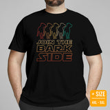 Pit Bull Dog Themed Clothes - Gifts for Bully Dog Moms, Dads & Lovers - Funny Canine Tee Shirts For Humans - Join The Bark Side T-Shirt - Black, Plus Size