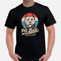 Pit Bull Dog Themed Clothes - Gifts for Dog Lovers - Funny Canine Tee Shirts For Humans - Official Dog Of The Coolest People T-Shirt - Black, Men