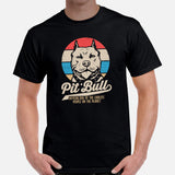 Pit Bull Dog Themed Clothes - Gifts for Dog Lovers - Funny Canine Tee Shirts For Humans - Official Dog Of The Coolest People T-Shirt - Black, Men