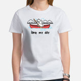 Poodle Dog Themed Clothes & Attire - Funny Canine Tee Shirts For Humans - Gifts for Kayakers, Campers, Dog Lovers - Lake My Day T-Shirt - White, Women